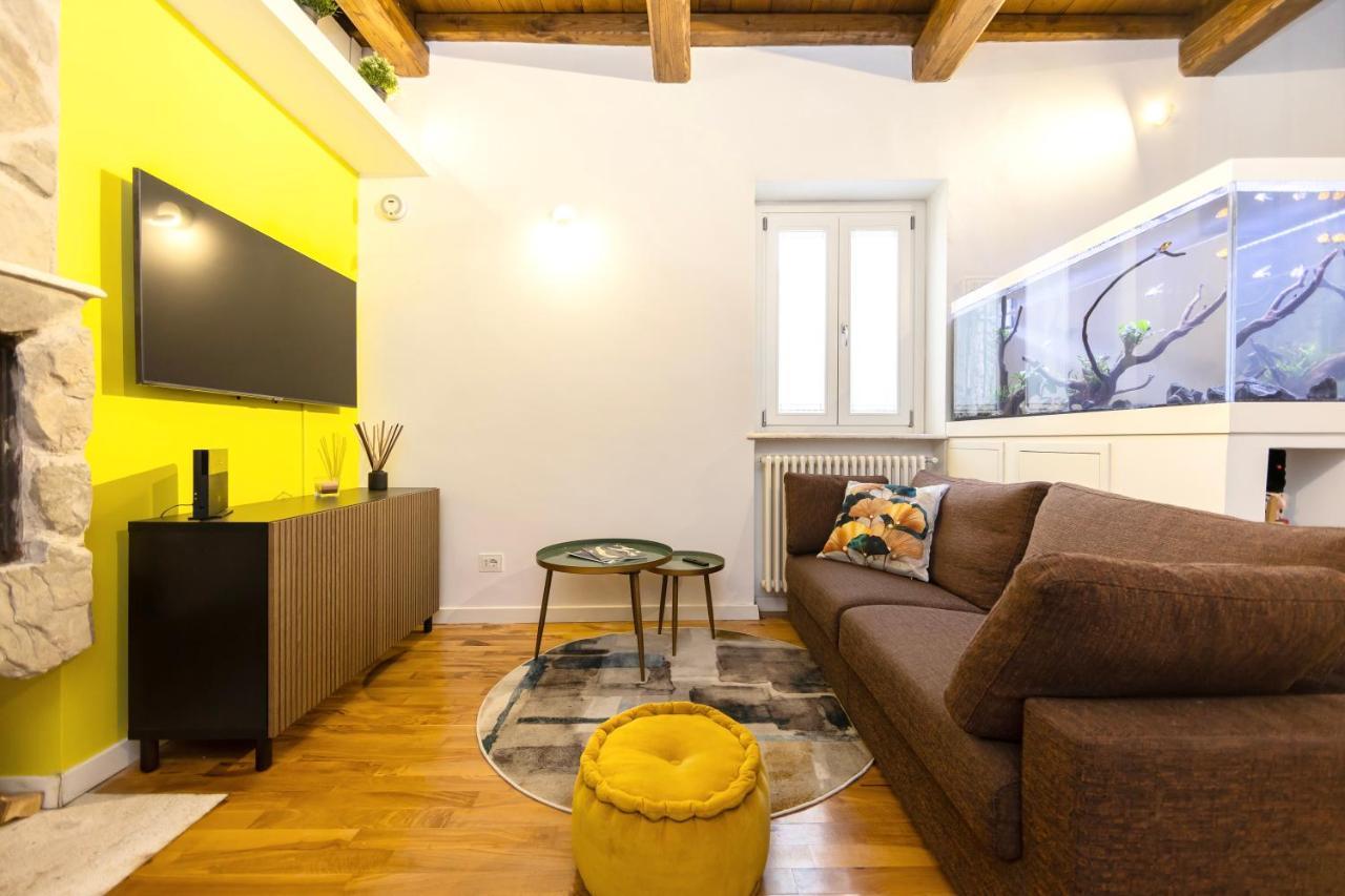 Linfa Home Appartamento Con Terrazzo E Camino Tivoli Eksteriør billede