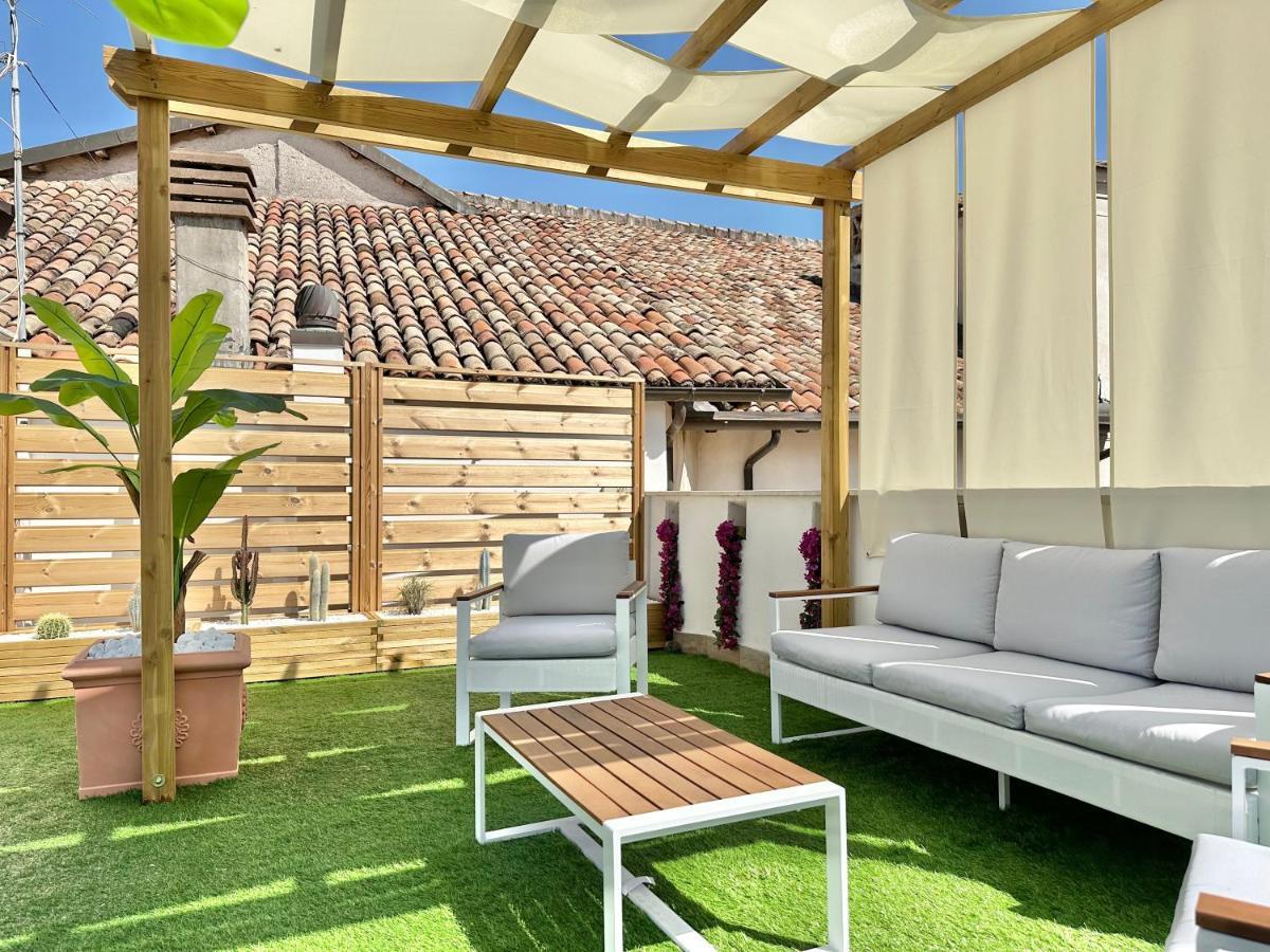 Linfa Home Appartamento Con Terrazzo E Camino Tivoli Eksteriør billede
